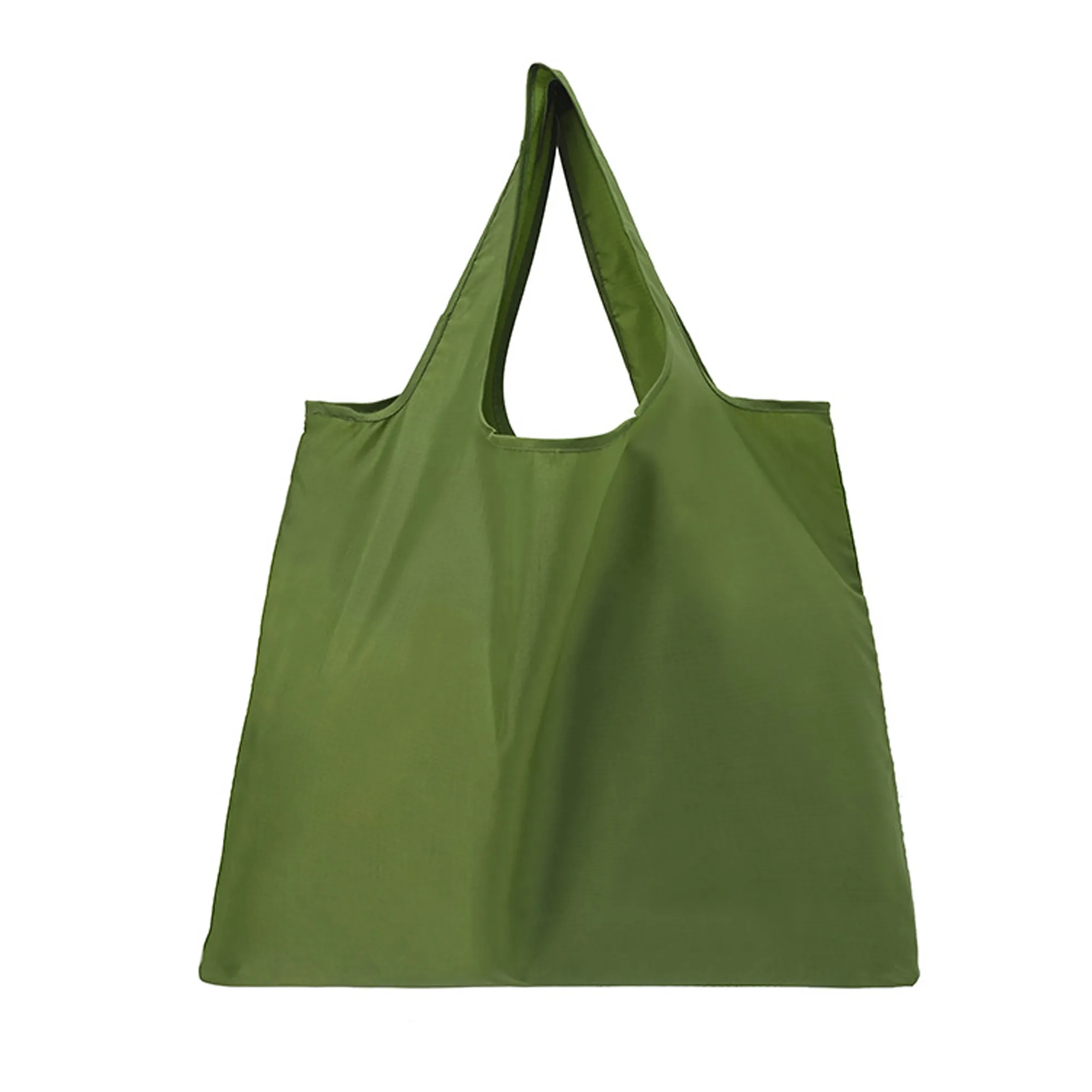 Polyester Folding Shopper Tote Bag, custom tote bag with logo imprint 4
