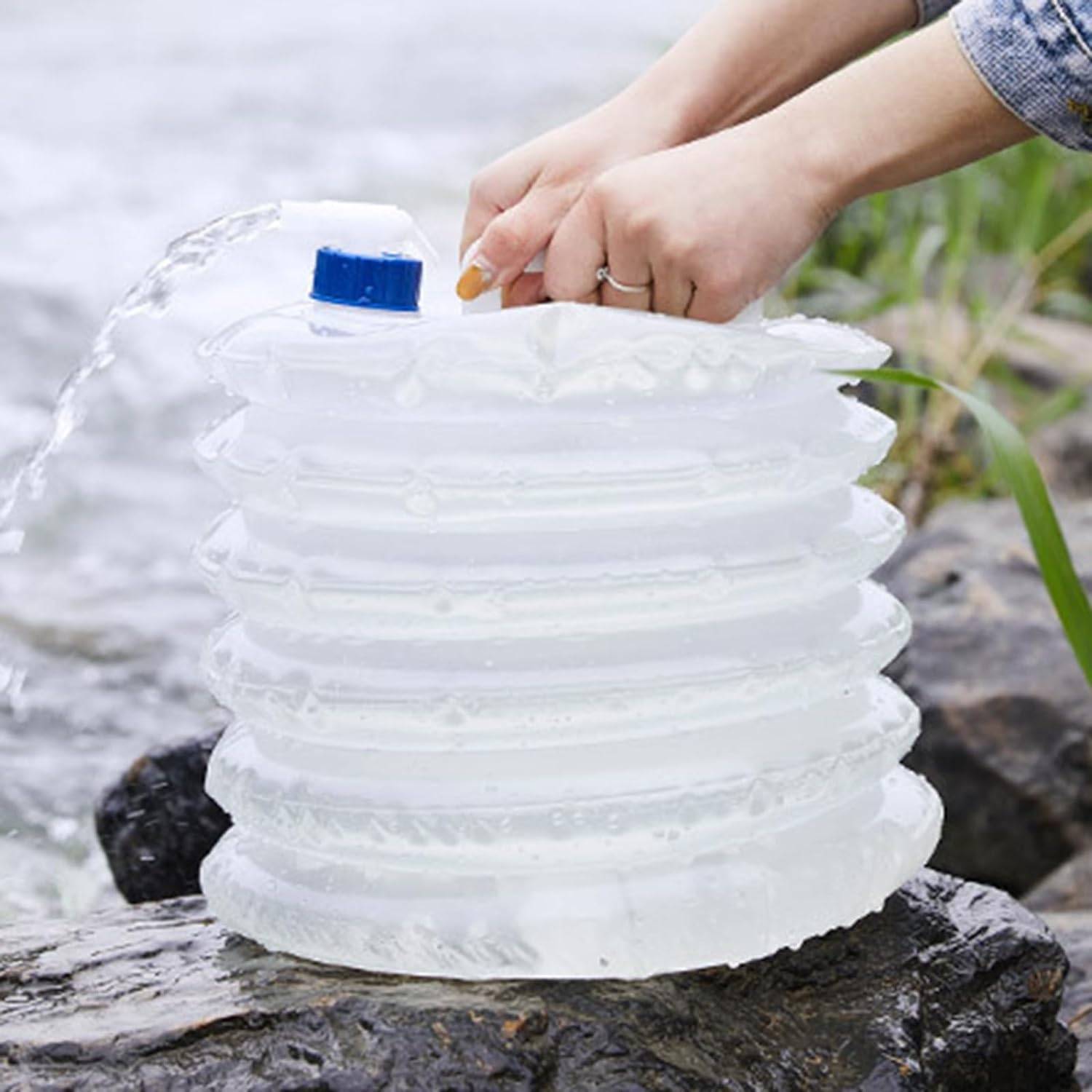 Outdoor portable foldable compressed water bucket 2