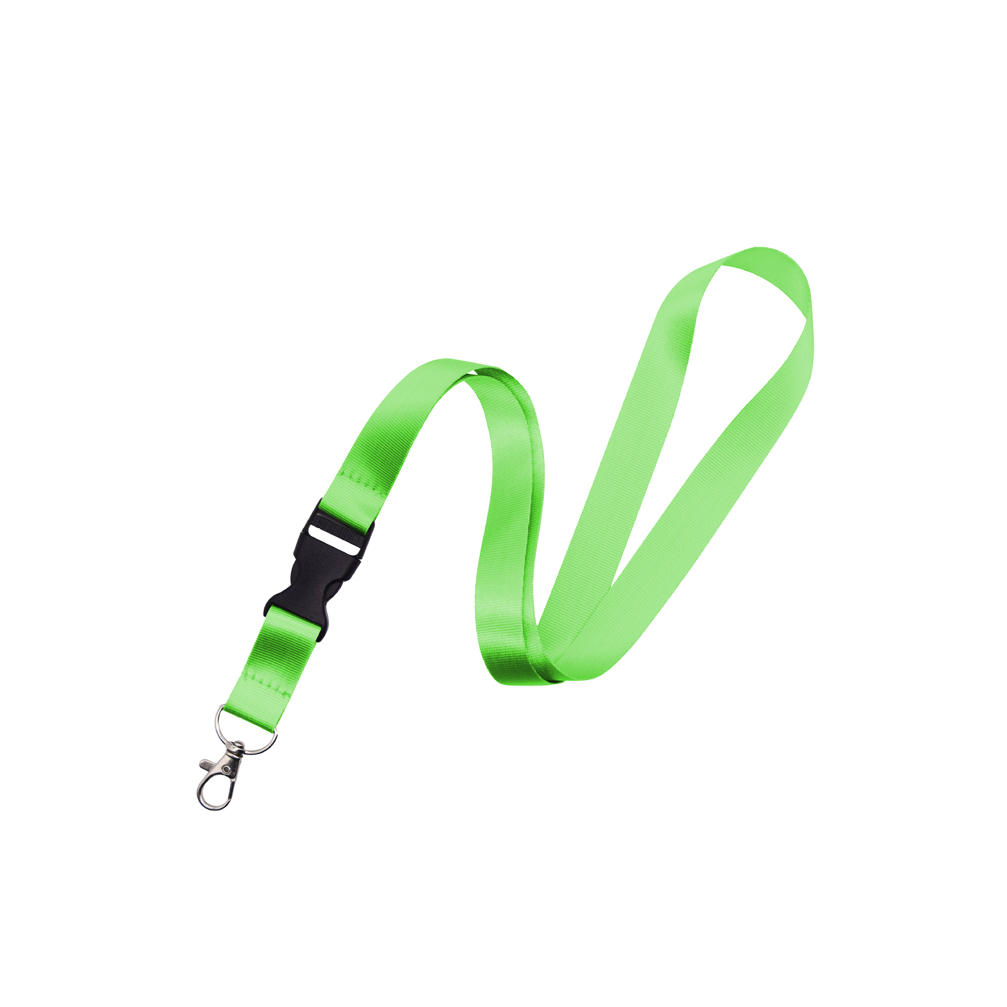3/4" Custom Polyester Detachable Buckle Lanyard 5