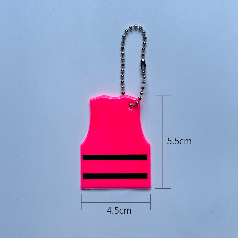 Reflective Safety Vest Keychain 2