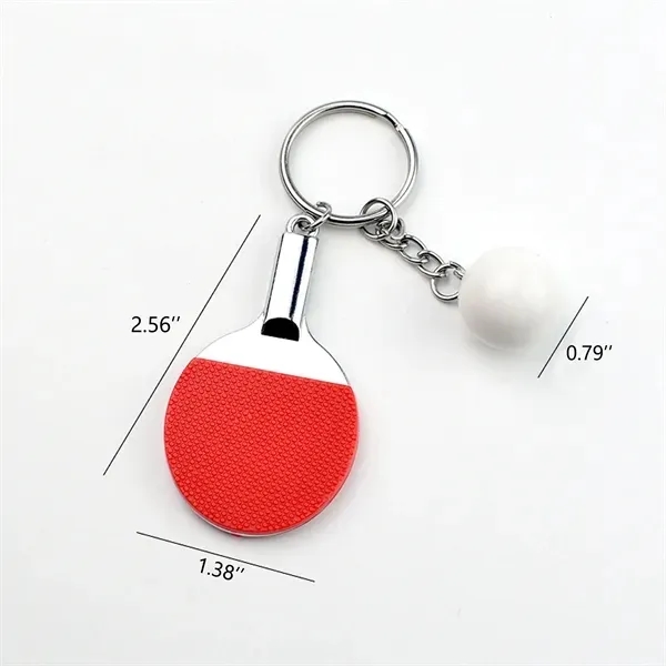 Mini Table Tennis Keychain Keyrings 7