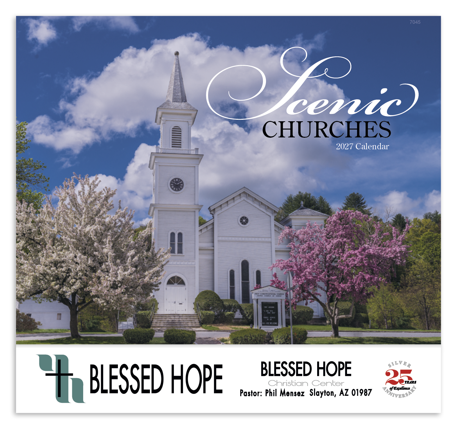 Good Value™ Scenic Churches - Stapled Calendar 71