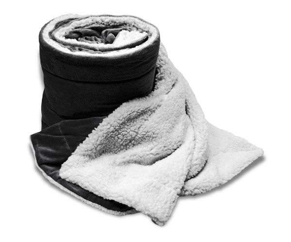 Oversized Micro Mink Sherpa Blanket - Embroidered 2