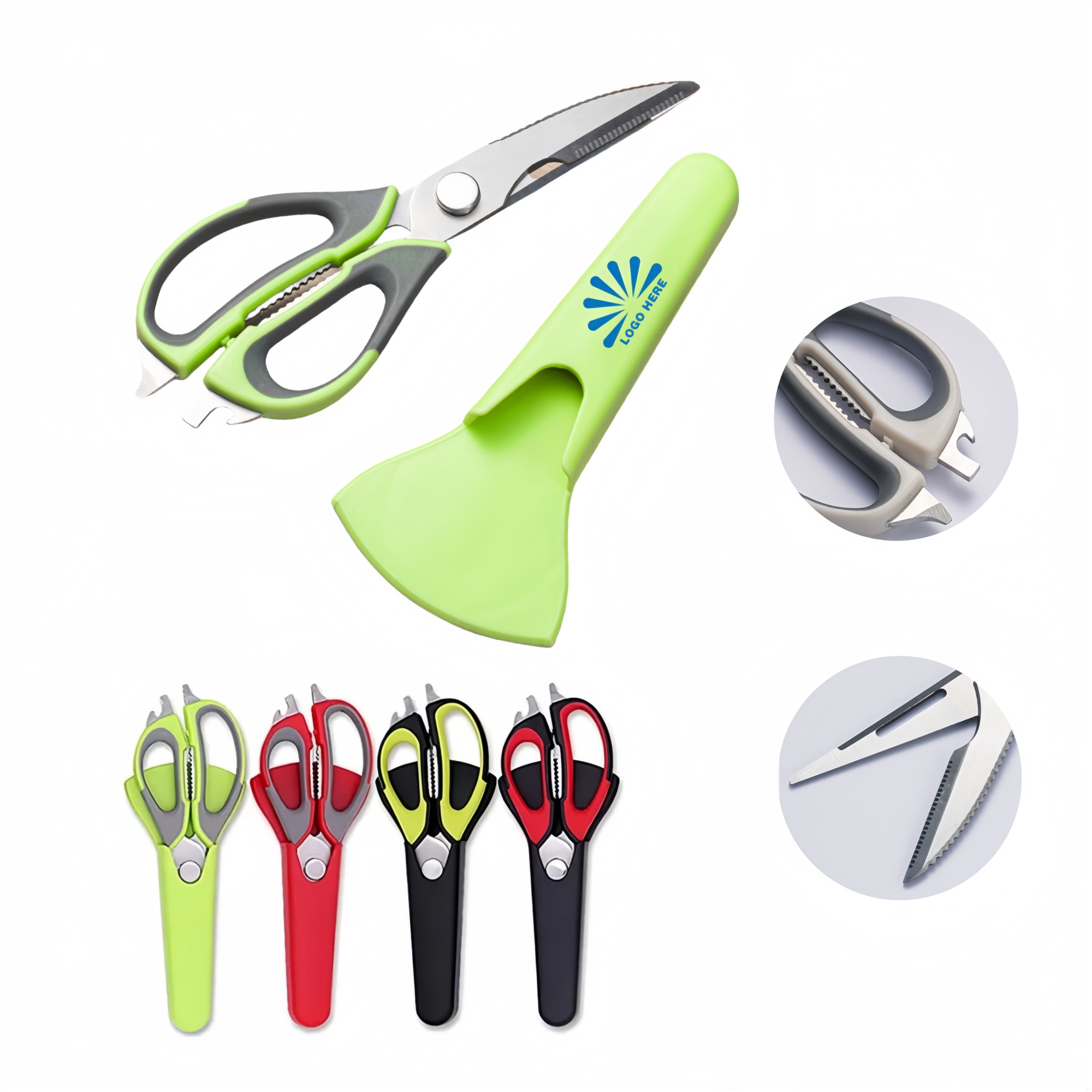 Kitchen Shears with Magnetic Holder 2