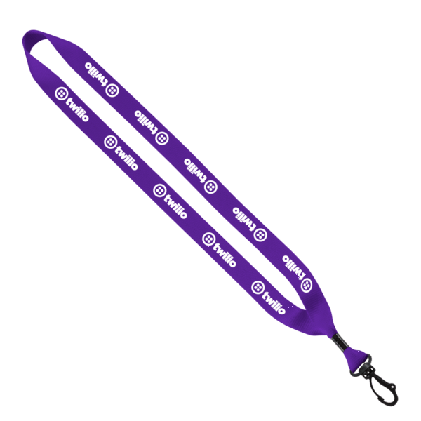 3/4" Polyester Lanyard with Swivel Snap Hook 14