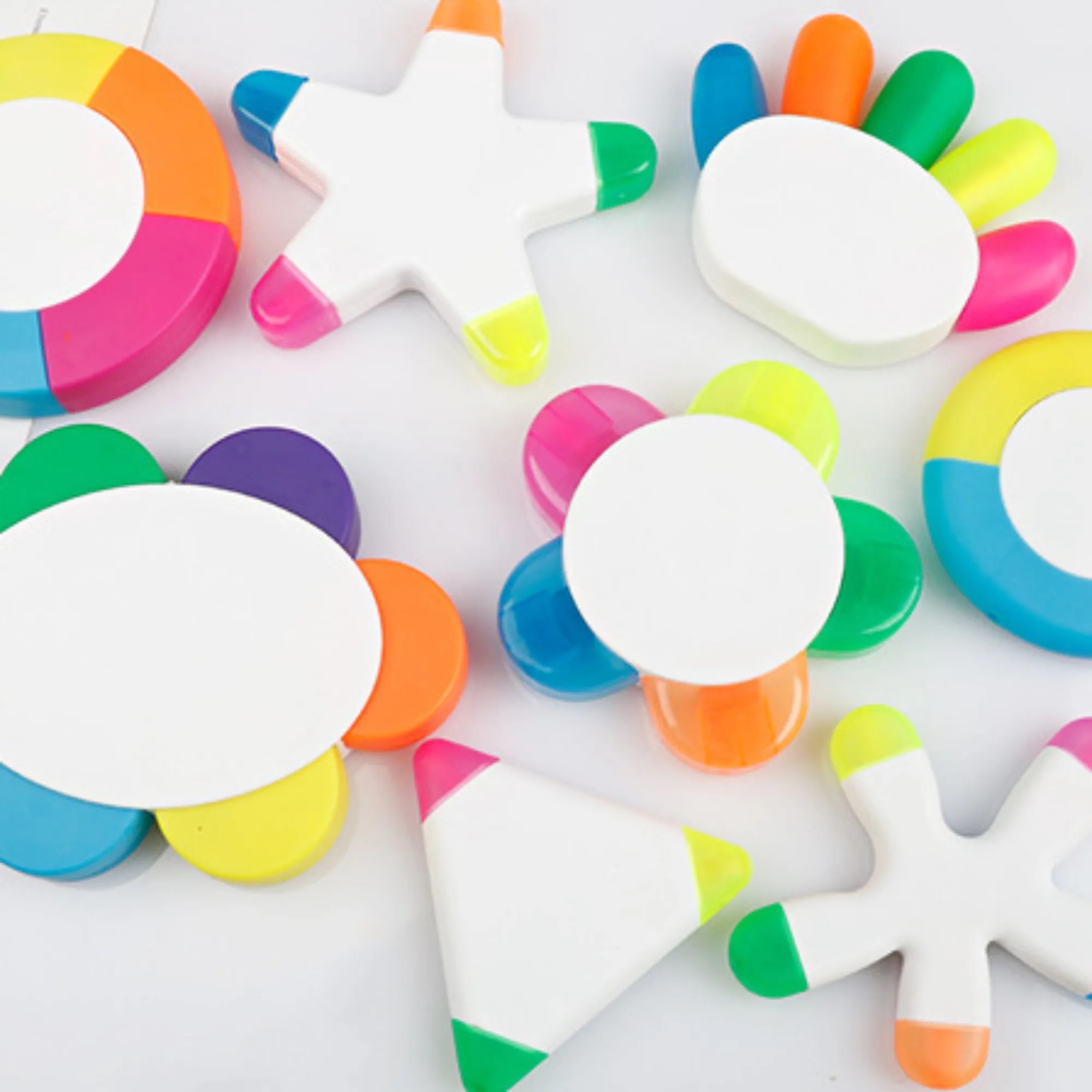 Star Shape 5 Color Highlighter Marker 5