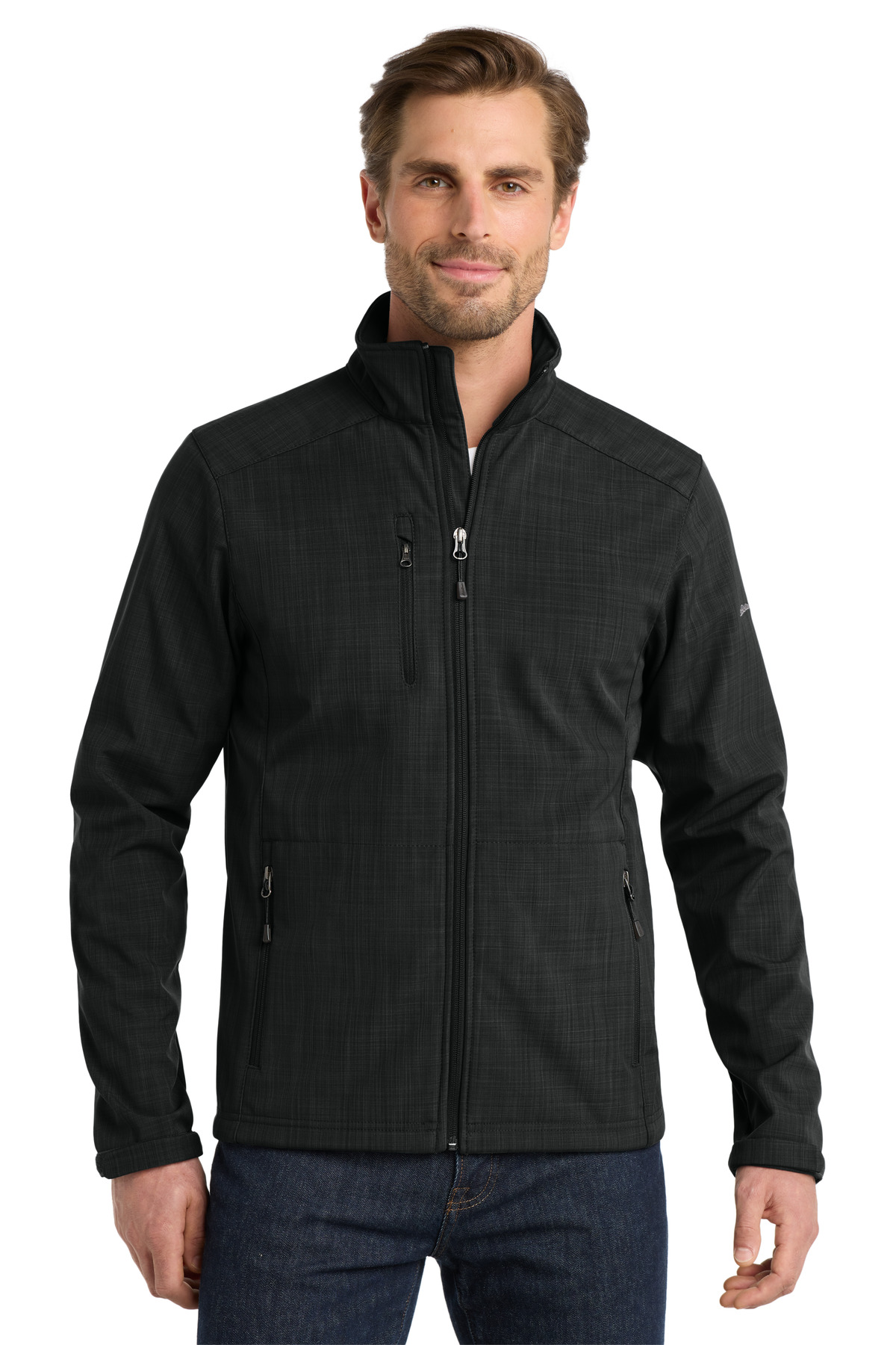Eddie Bauer Shaded Crosshatch Soft Shell Jacket. EB532 4