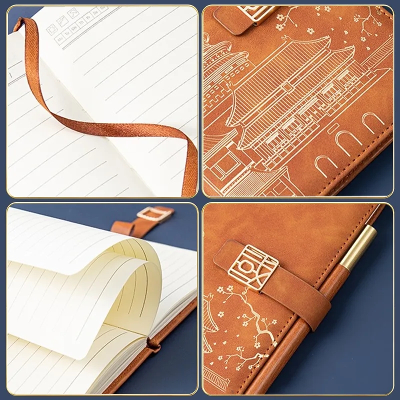 A5 Vintage Chinese Notebook 8
