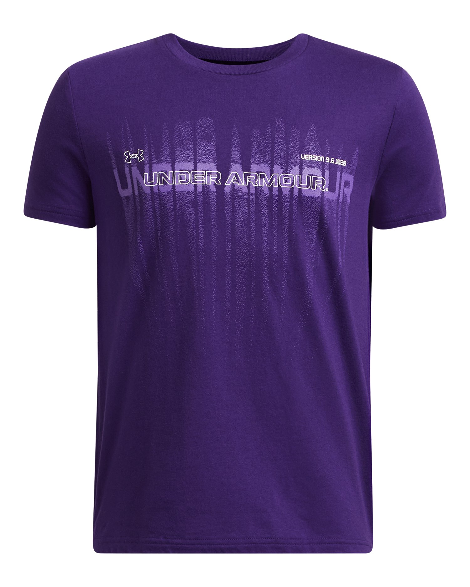 UA Glitch Wordmark Boys' Short Sleeve 2