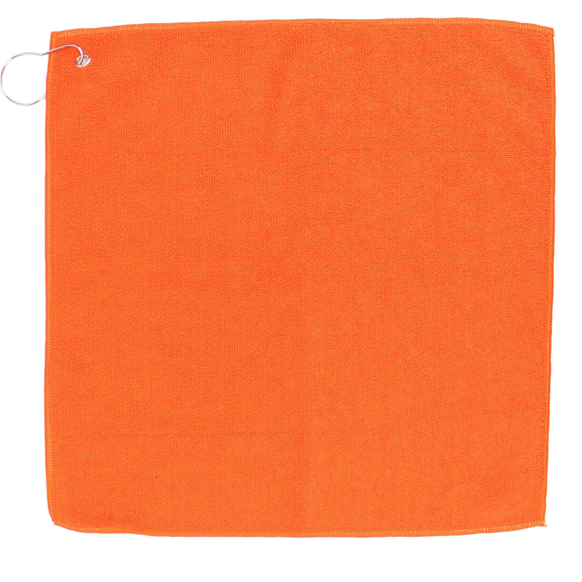 15" X 15" RPET Hemmed Golf Towel with Hook & Grommet 12