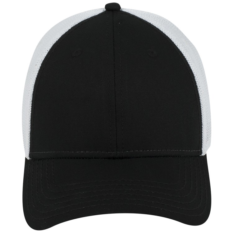OTTO CAP® OTTO FLEX® Fitted 6 Panel Low Profile Mesh Back Trucker Hat 25