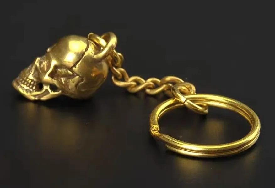 Simulated Skull Keychain 8