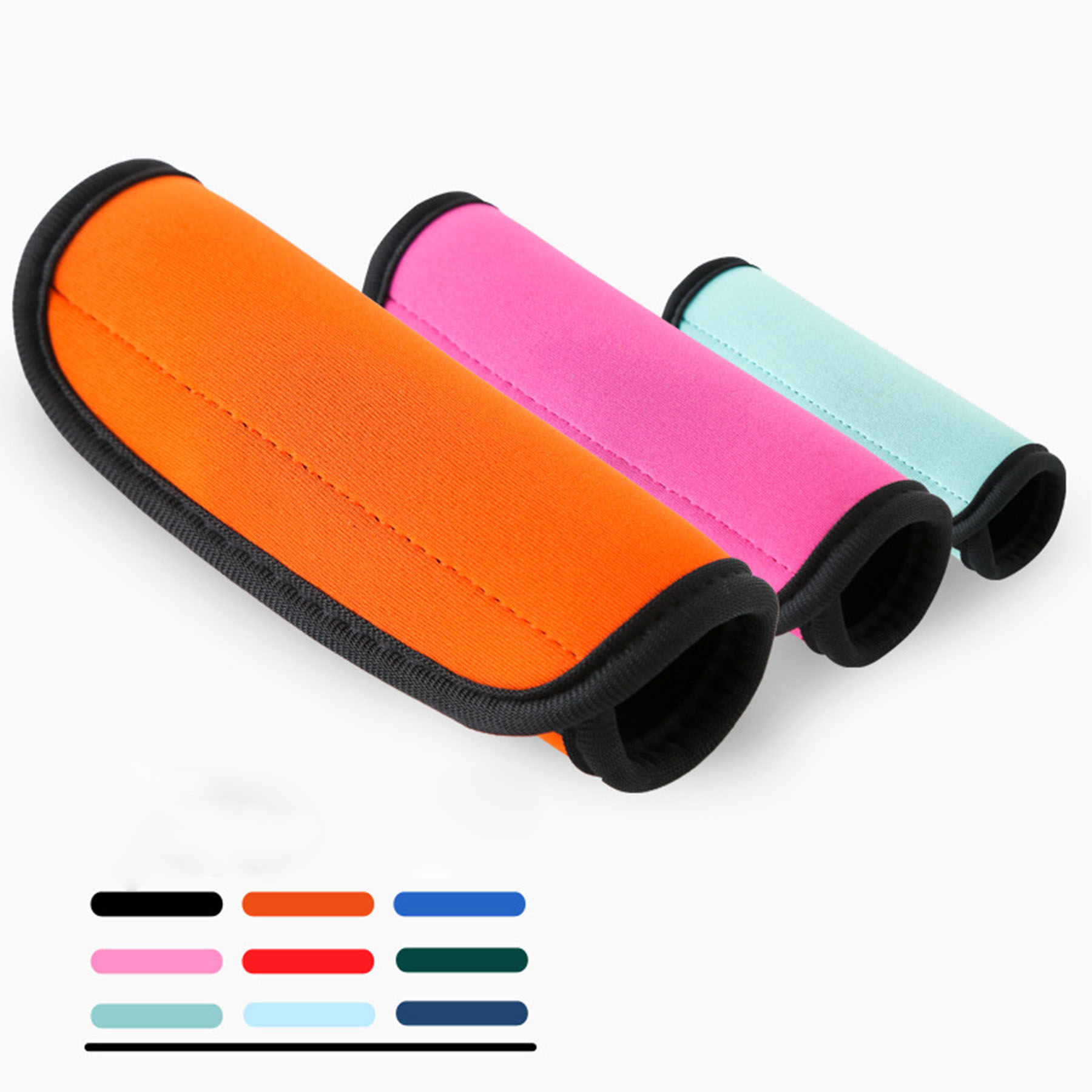 Neoprene Bright And Durable Suitcase Handle Covers For Comfortable Travel 1