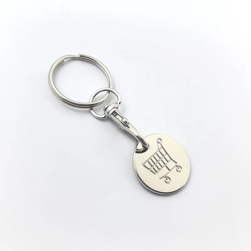 Partable shopping cart token keychain 2