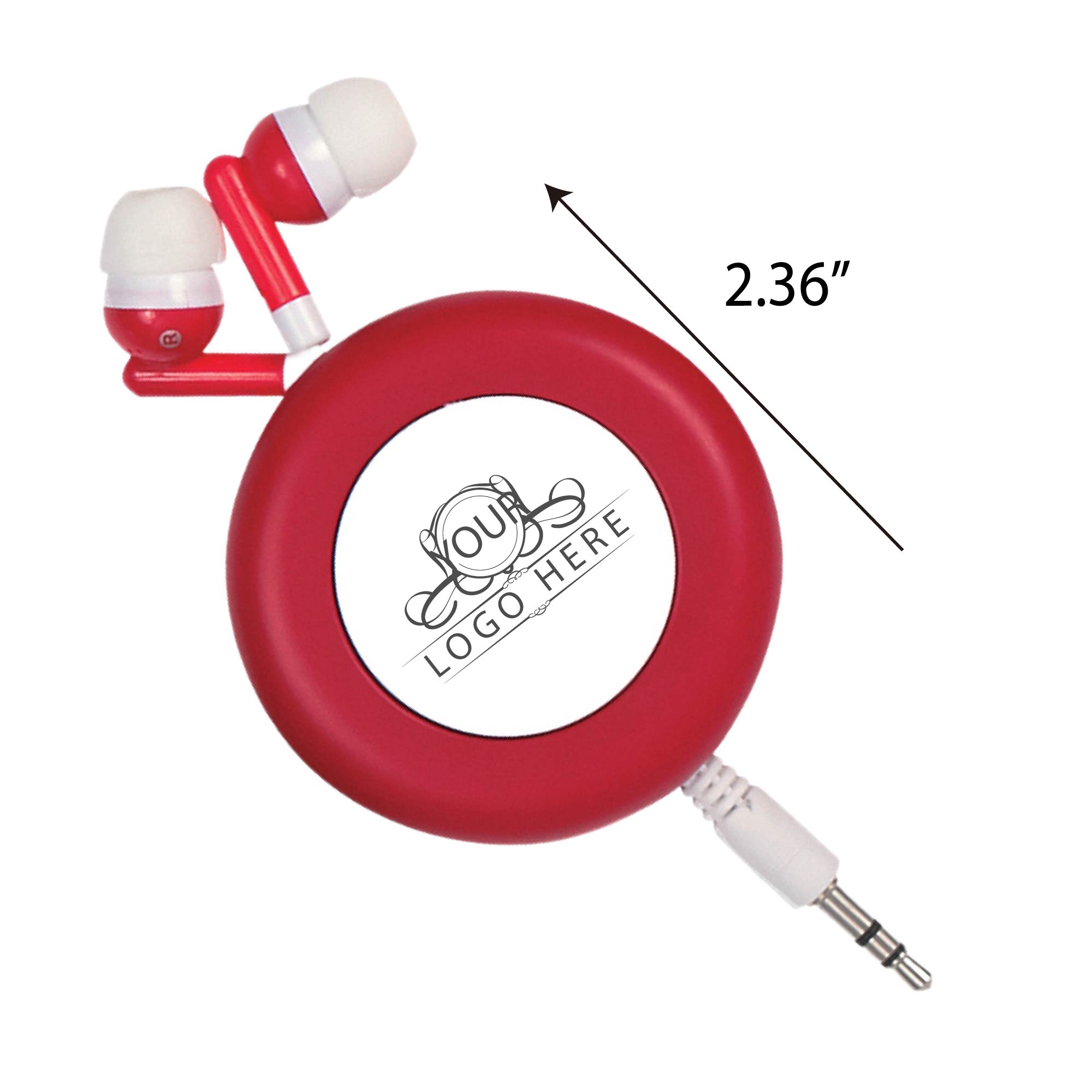 Retractable Stereo Earbuds/ Earphones 2