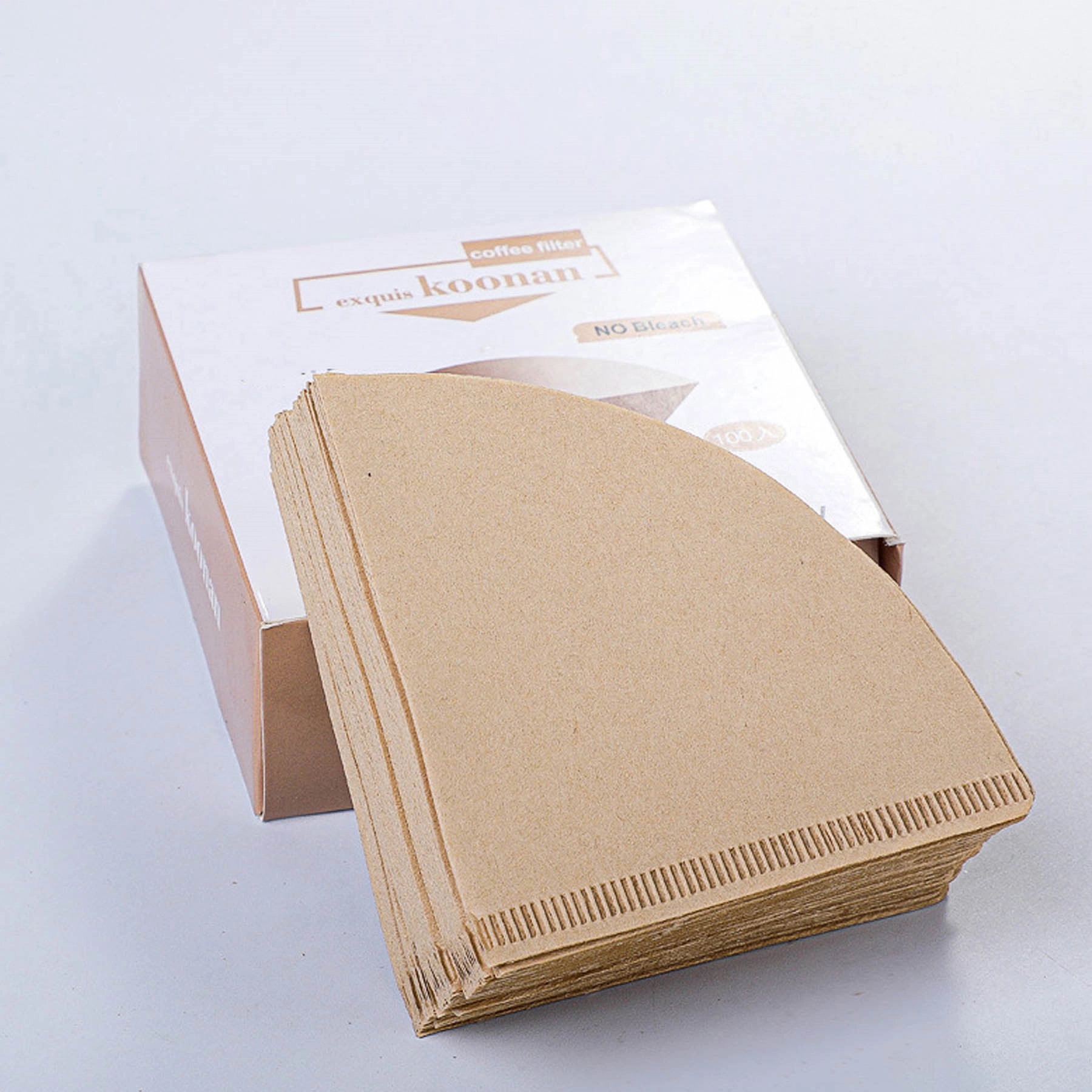 100 Counts/Lot Cone Coffee Filters Papers 3
