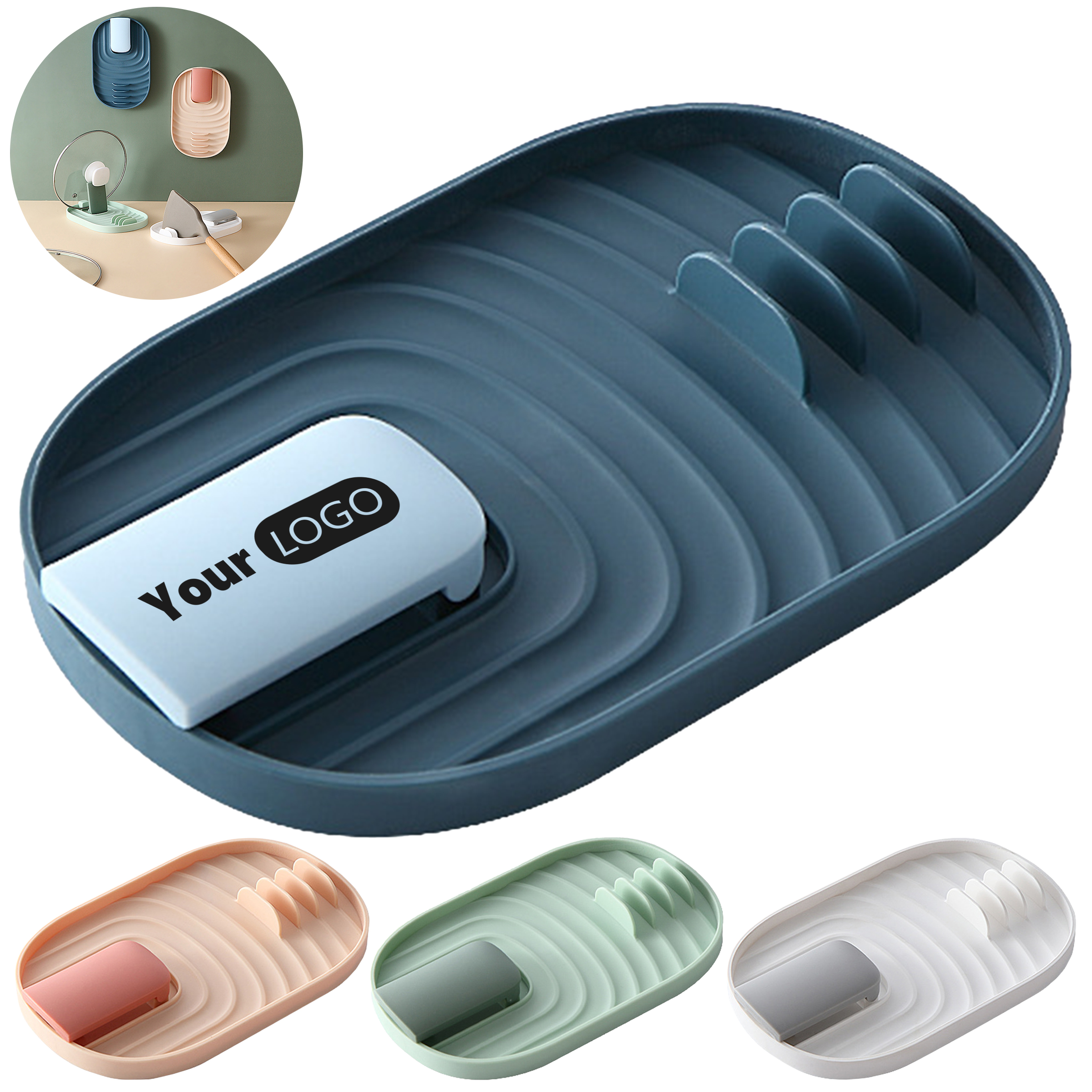 Polypropylene Hanging Pot Lid Rack 4
