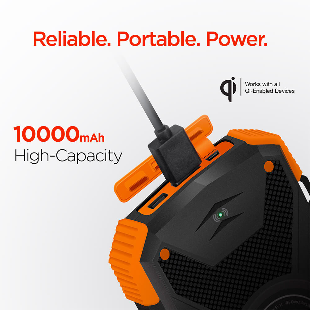 HyperGear Solar 10000mAh Wireless Power Bank 1