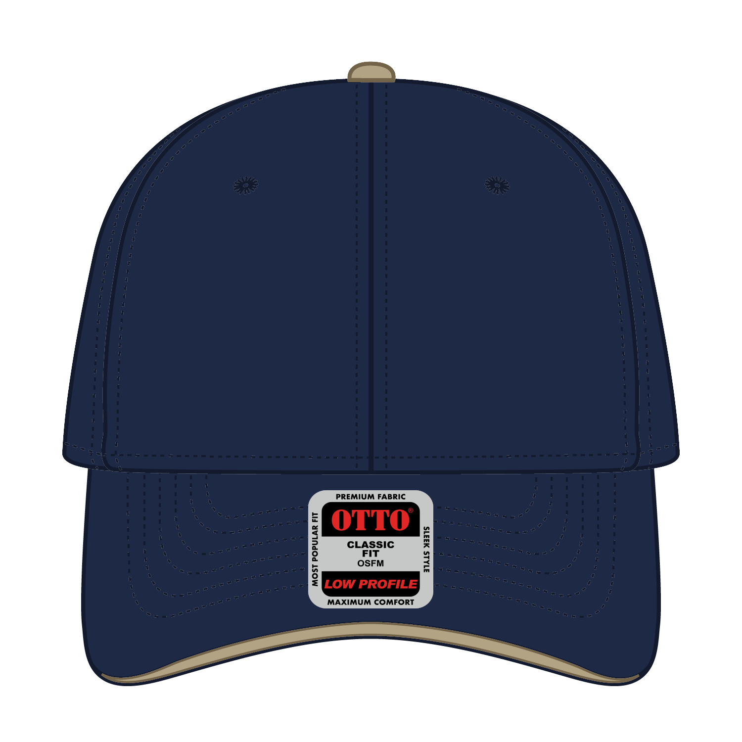 OTTO CAP® 6 Panel Low Profile Baseball Cap 11
