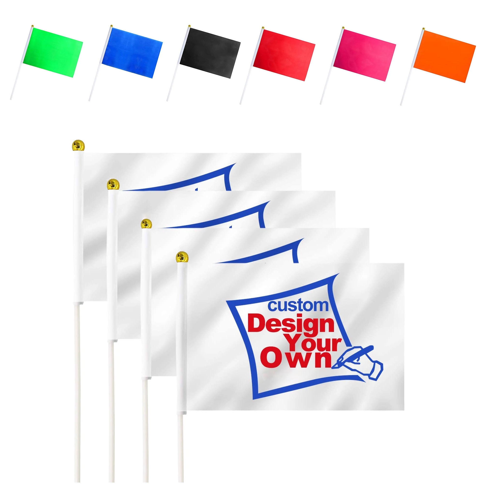 7.8"x11.8" Hand-Held Flag 2