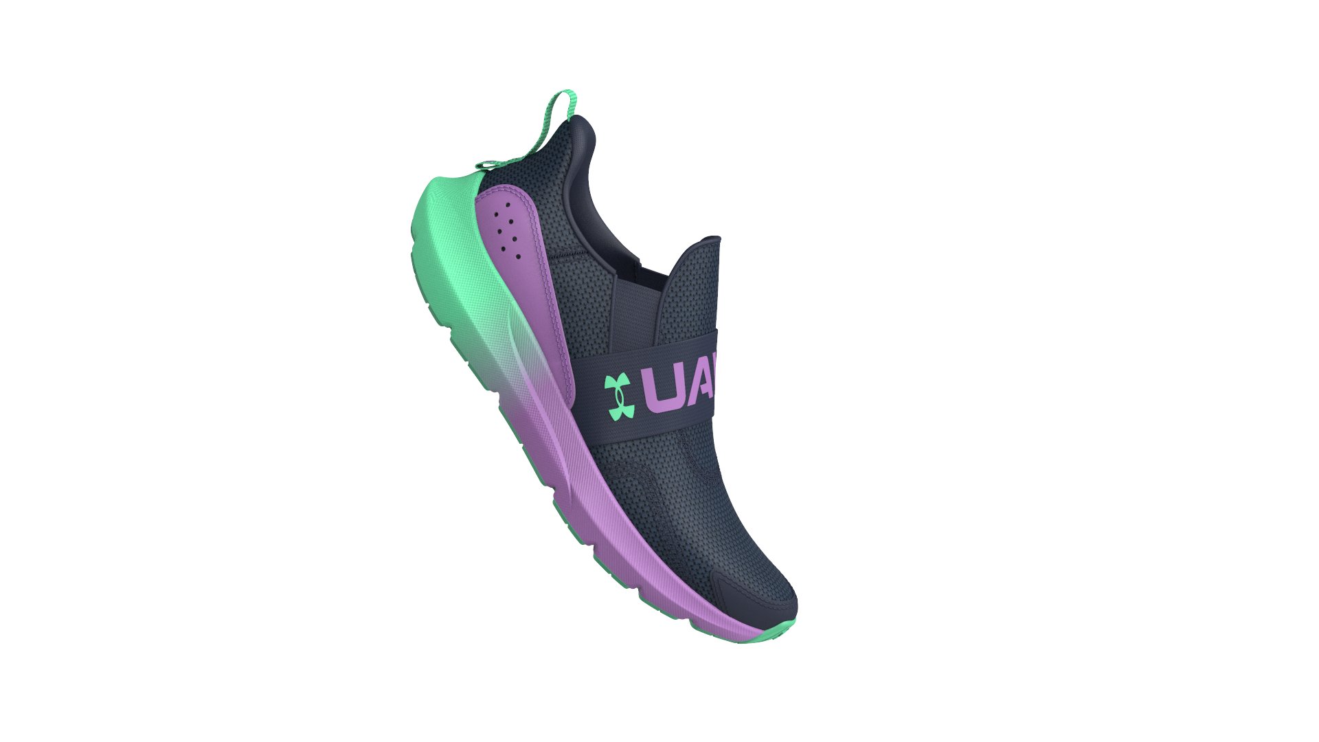 Girls' Pre-School UA Surge 3 Slip MST Running Shoes 4