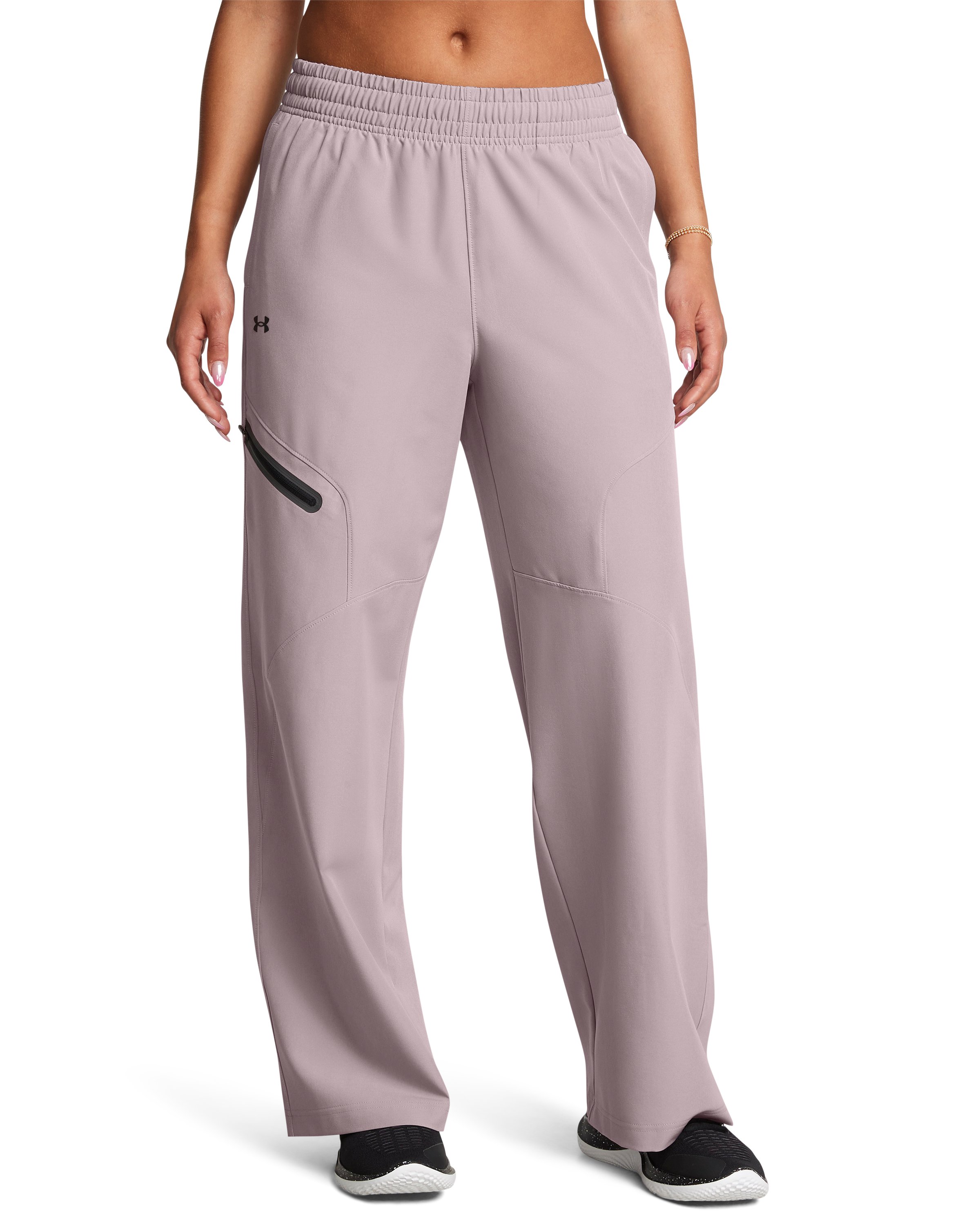 UA Unstoppable Woven Women's Wide Leg Pants 4