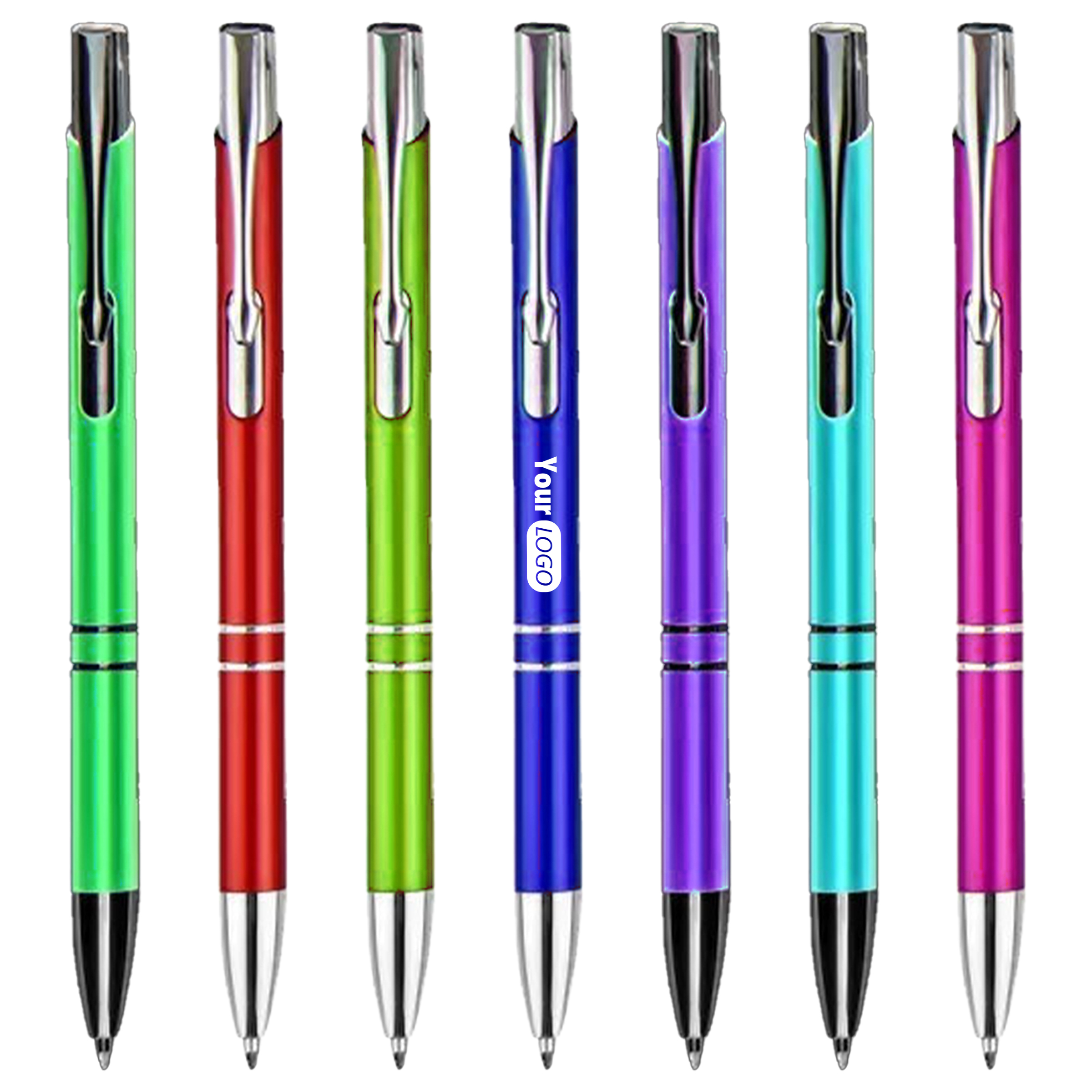 Steel Vibrant Metallic Executive Pen With Custom Branding 1