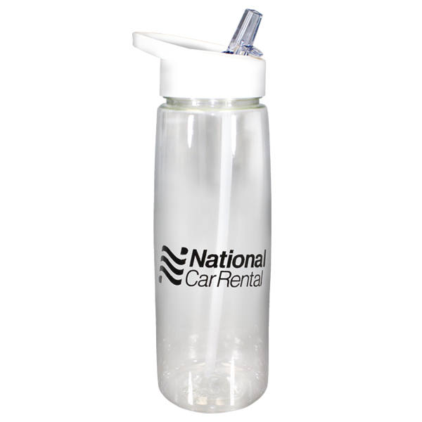 30 oz. Poly-Saver PET Bottle with Straw Cap 3