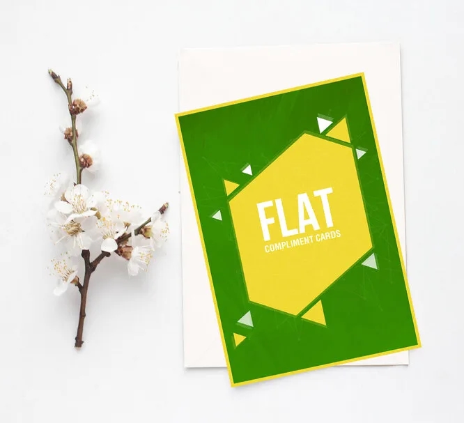 Flat Compliment Cards (5" x 7") 2