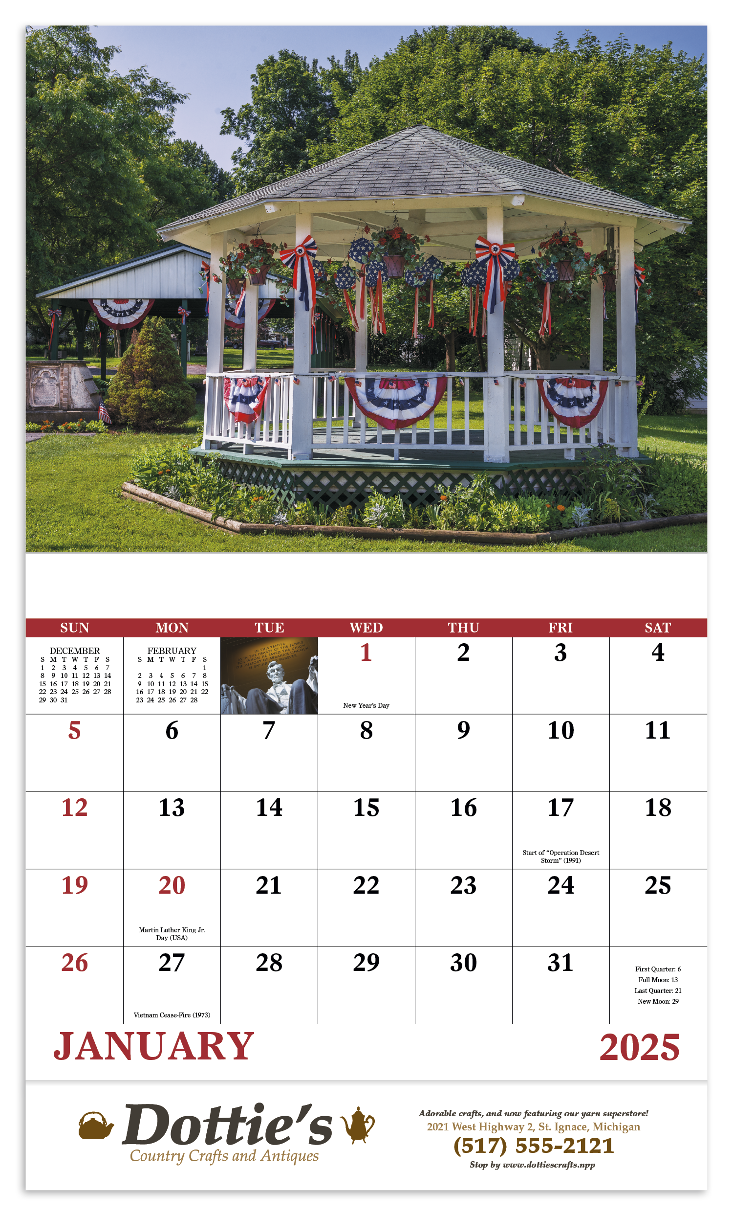 Good Value™ Celebrate America - Stapled Calendar 5