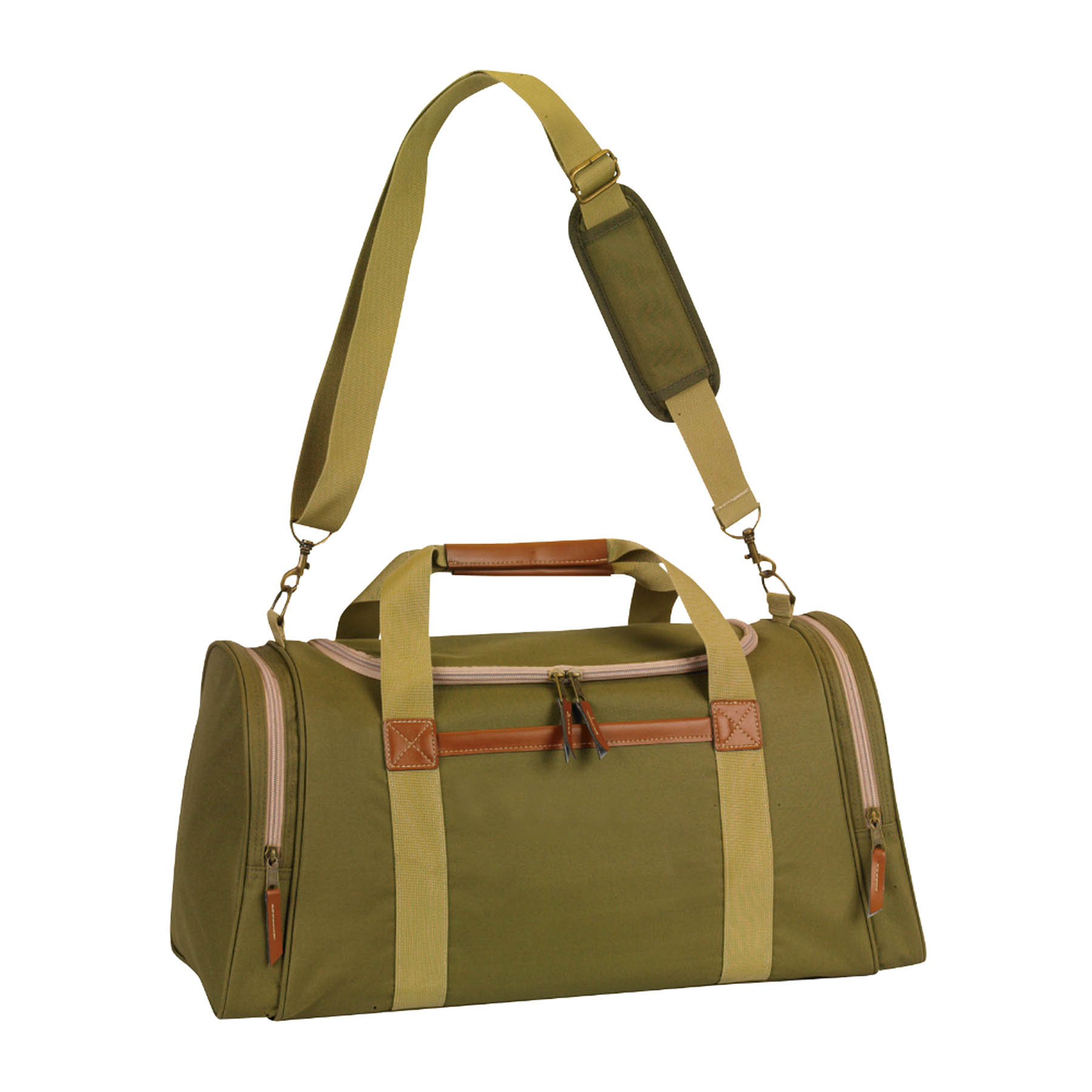 600D Leatherette Trim Executive Duffel 4
