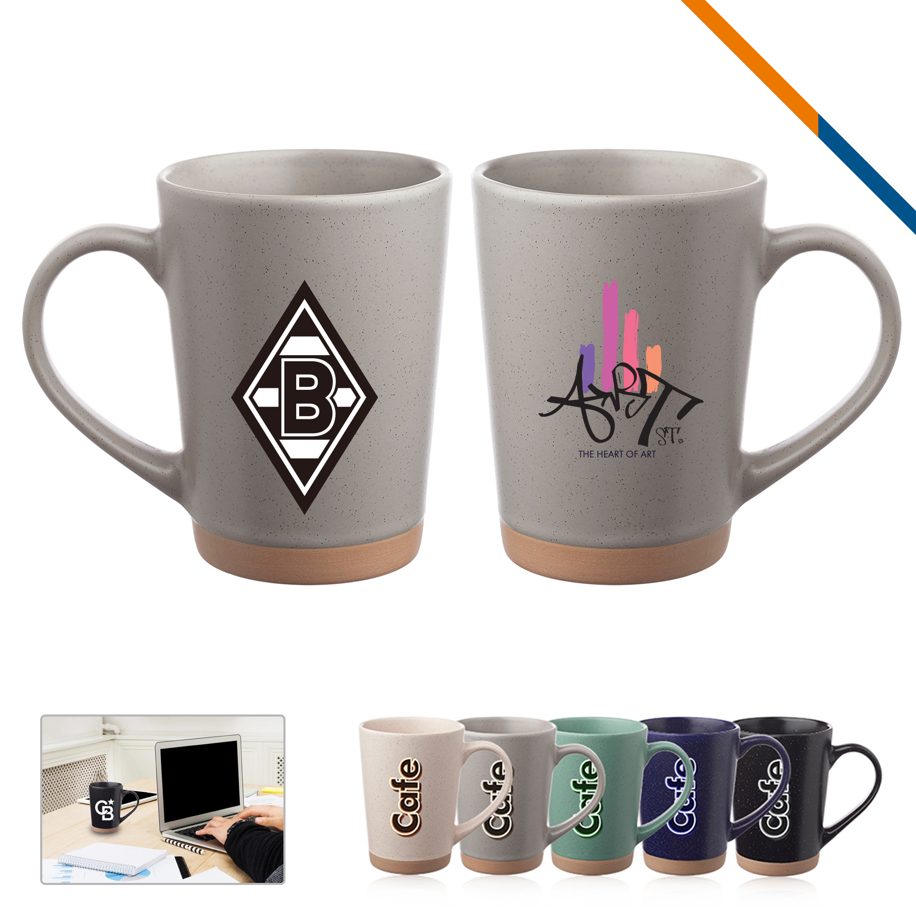 Pico Ceramic Mug - 16 OZ. 5