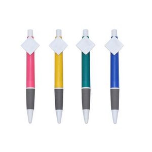 Square Clip Anti Slippy Ballpoint Pen 14