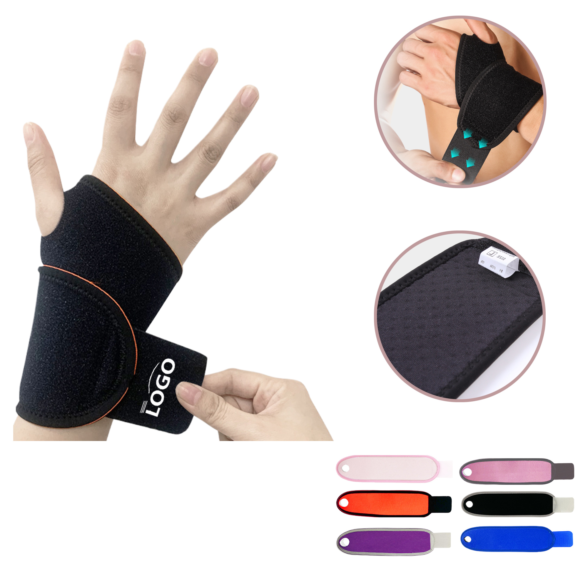 MOQ25 Adjustable Sports Fitness Gloves 4