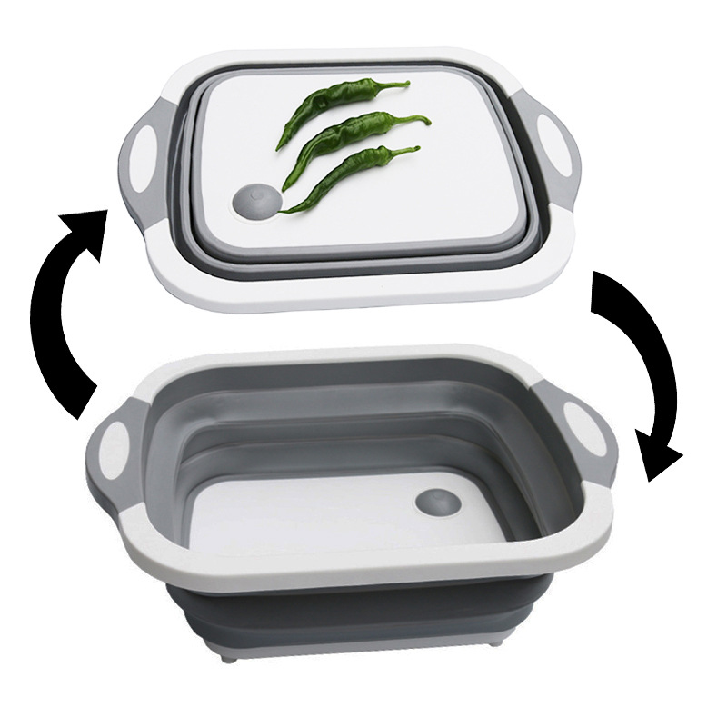 Plastic Foldable Basin Travel Outdoor Camp Bucket 2