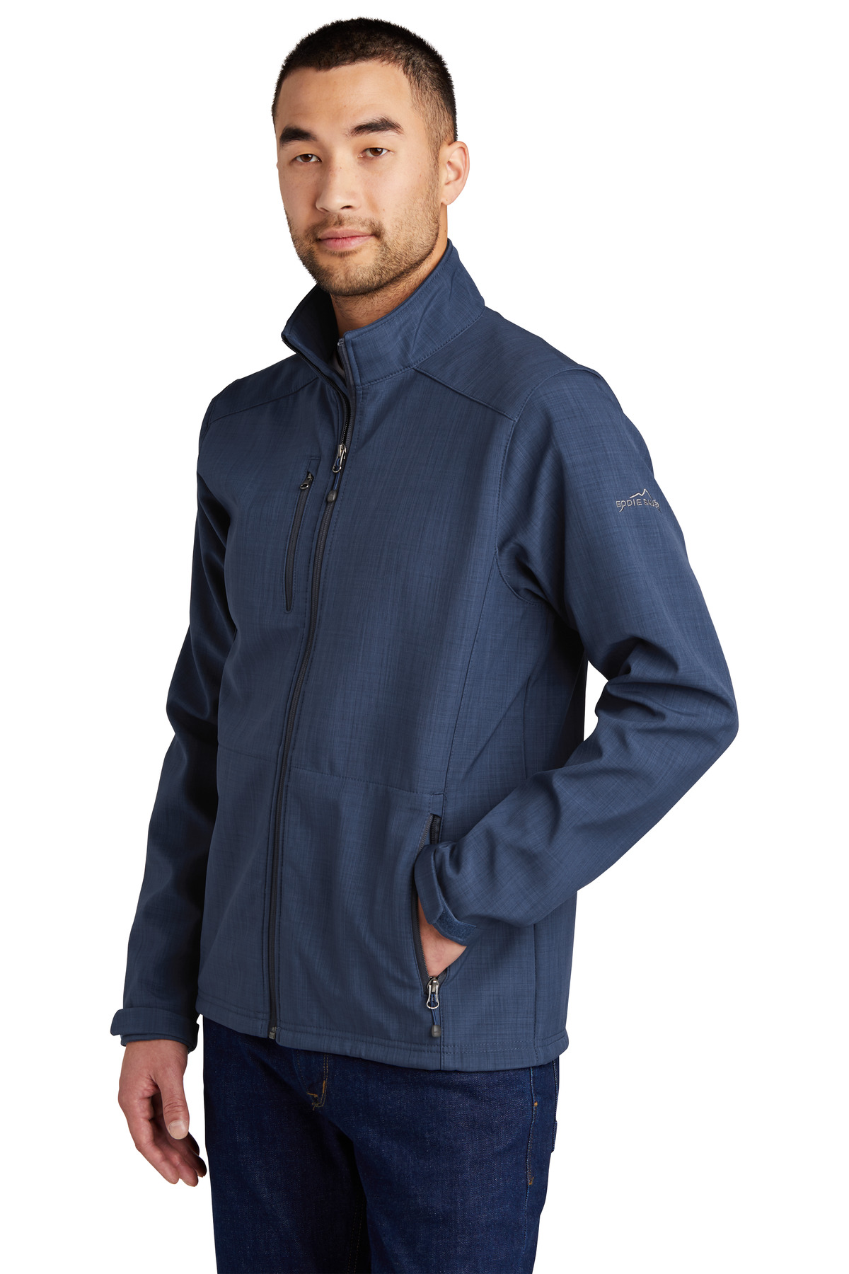Eddie Bauer Shaded Crosshatch Soft Shell Jacket. EB532 7