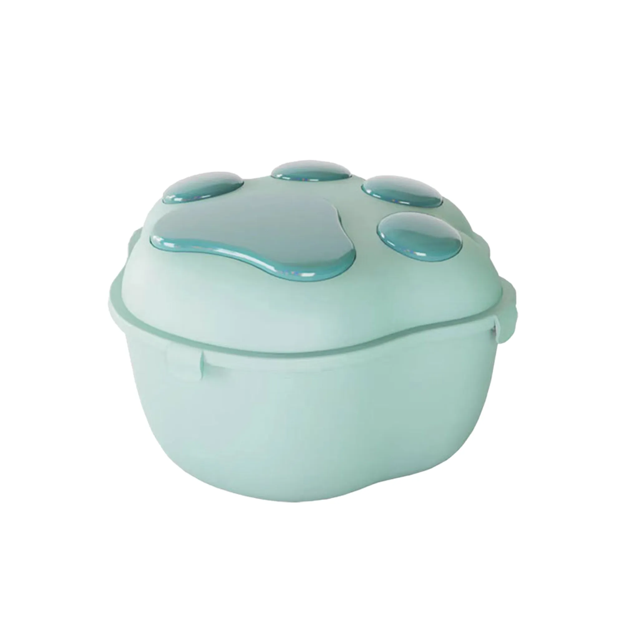 MOQ 30 Pet Food Storage Bucket Bin Cat Paw Shape 4