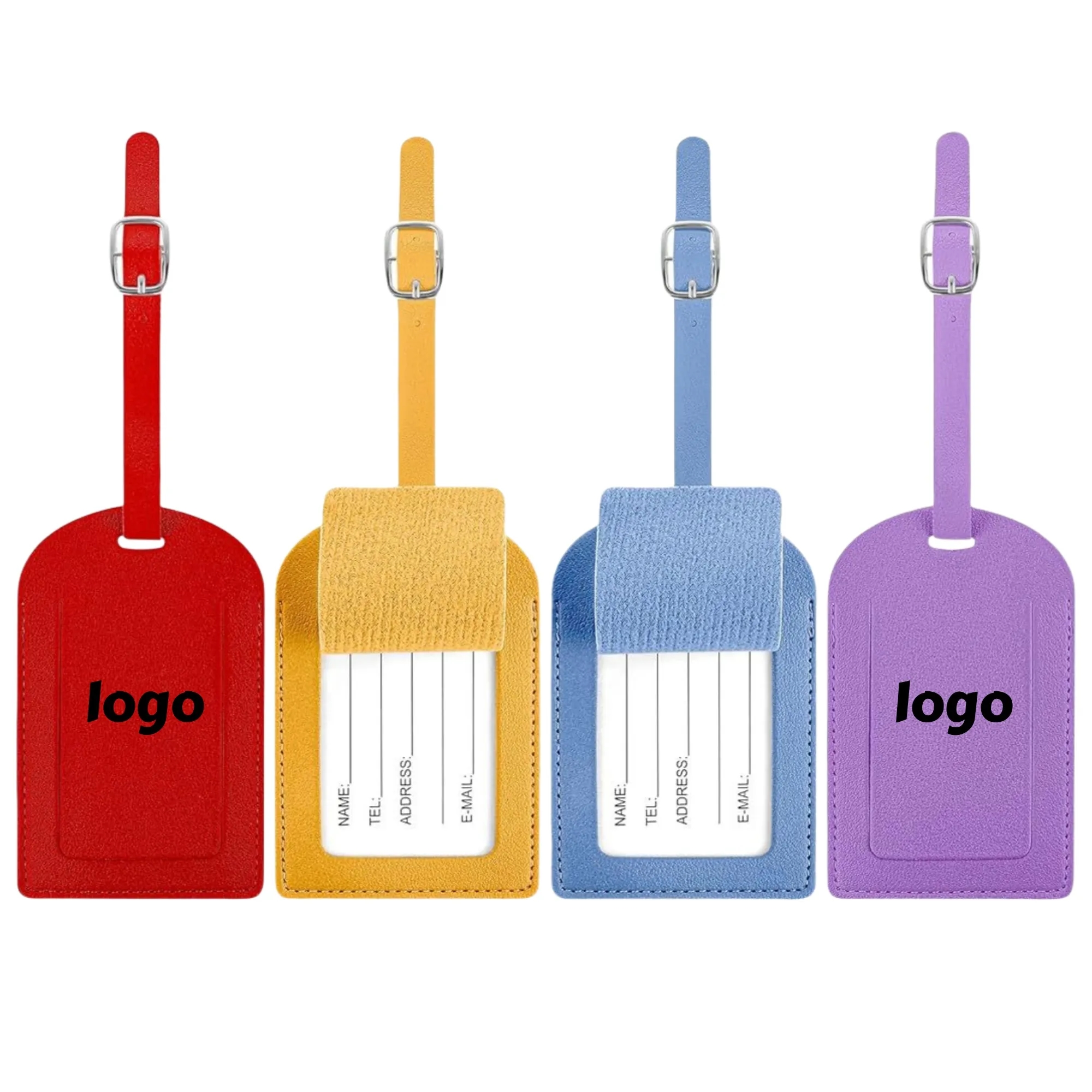 PU Leather Luggage Tag