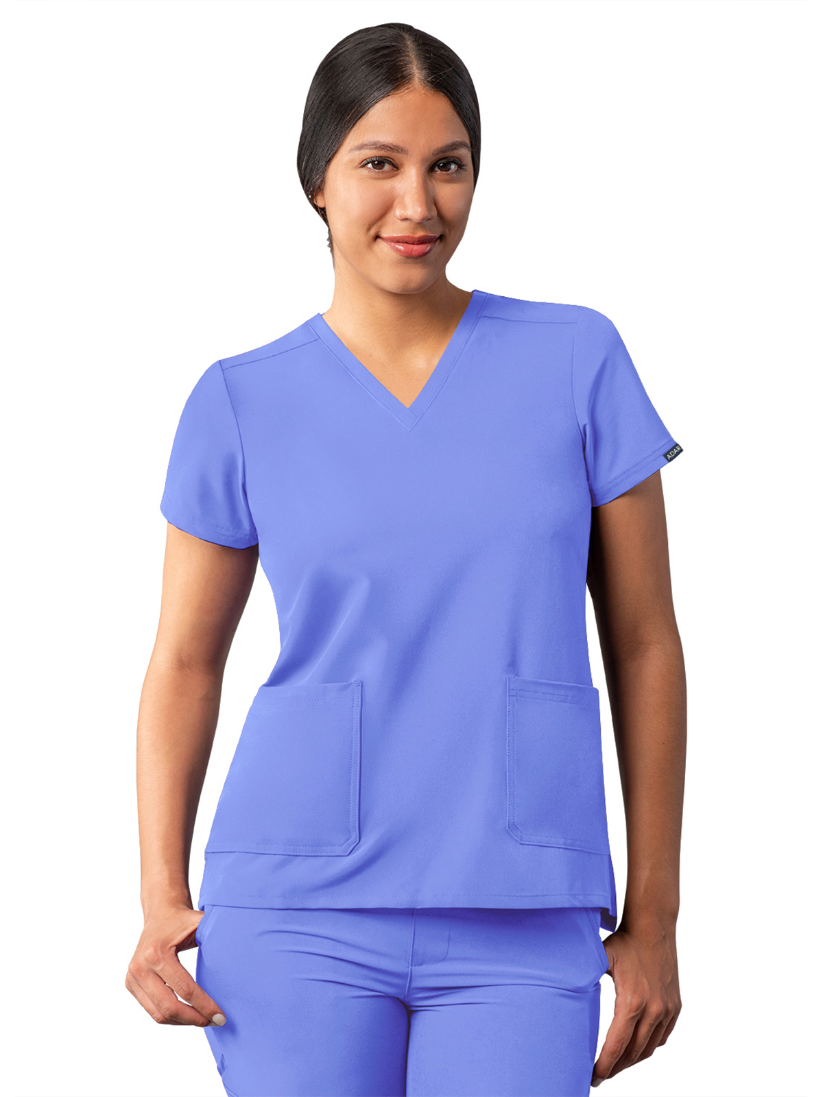 Adar - Addition - Women's Multi-Pocket V-Neck Top 1