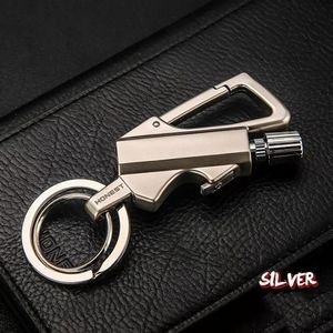 Metal Keychain With Fire Starter 3
