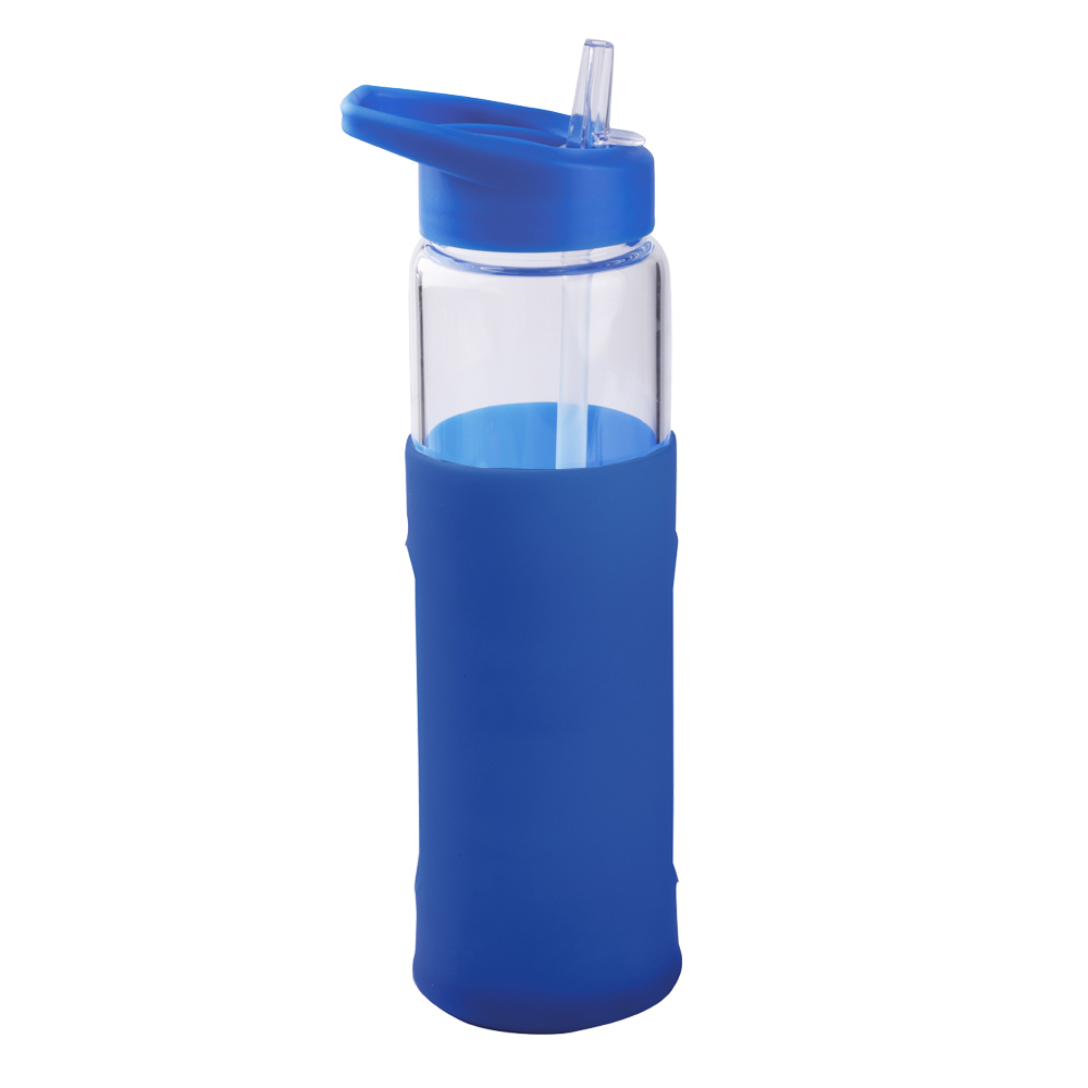 20 Oz. Glass Bottle w/Sports Lid & Silicone Sleeve 5