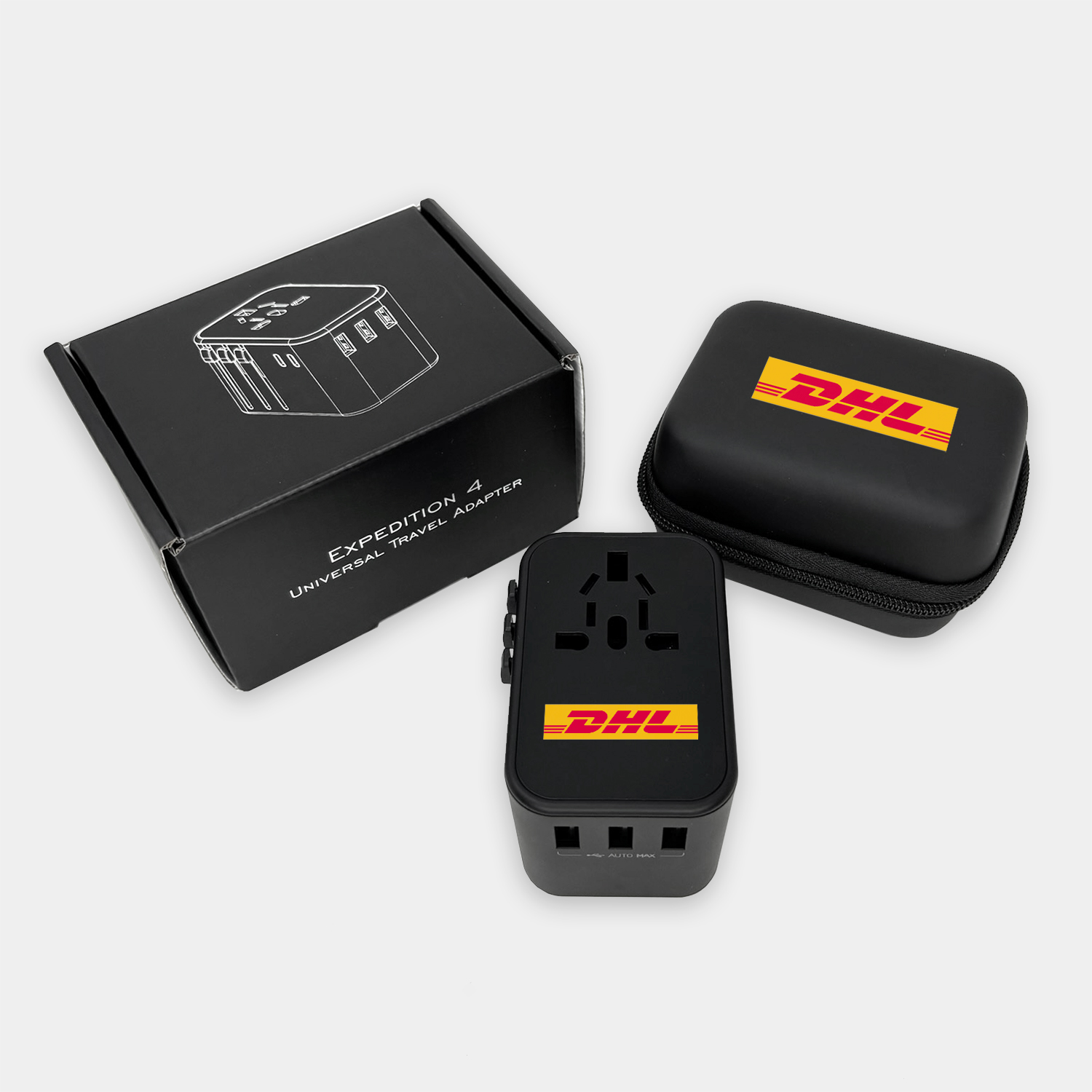 Expedition 4 Universal Travel Adapter Featuring 35w USB-C Port