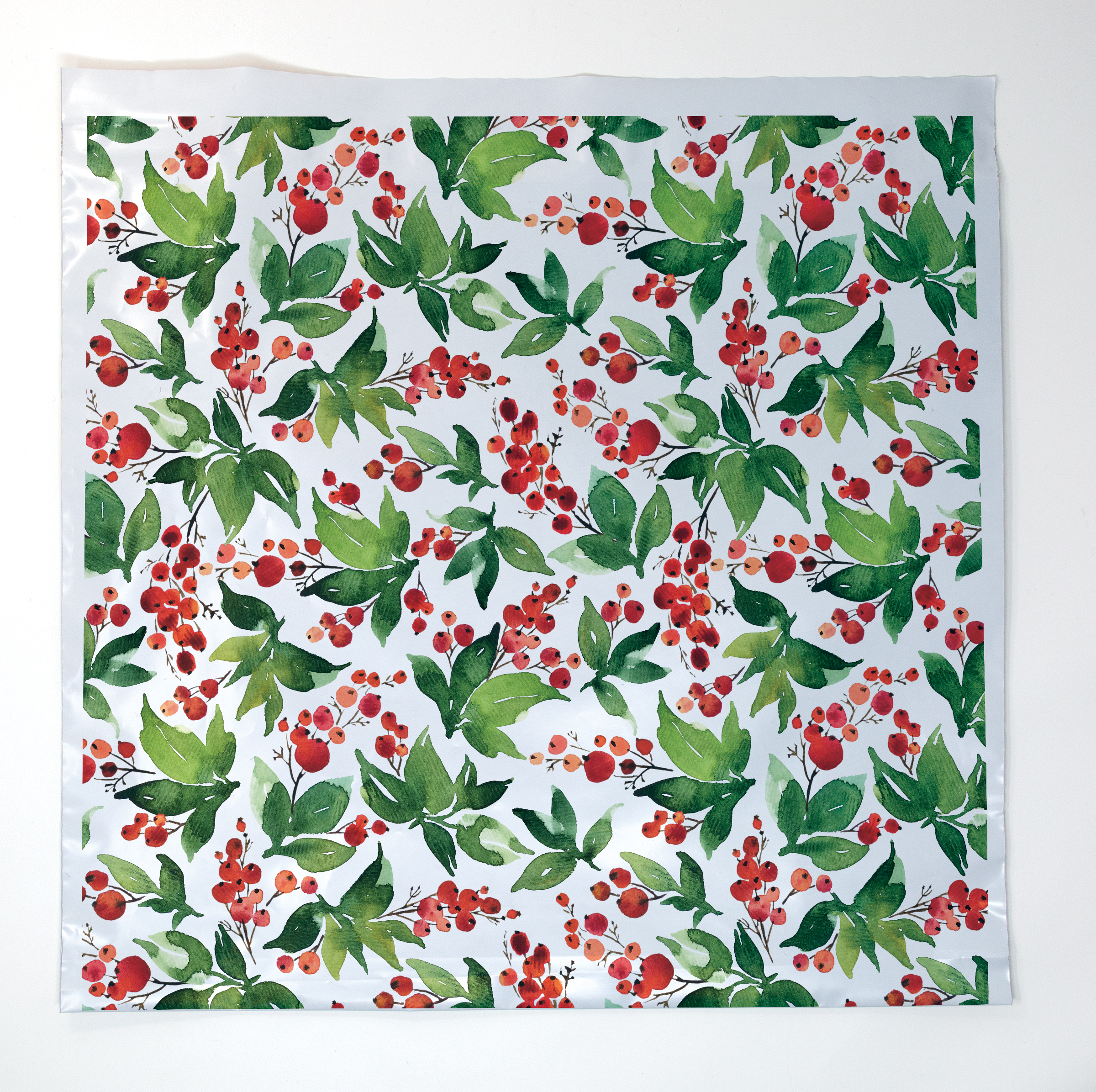 Holly Seasonal Predesigned Poly Mailer (19.75" x 12")