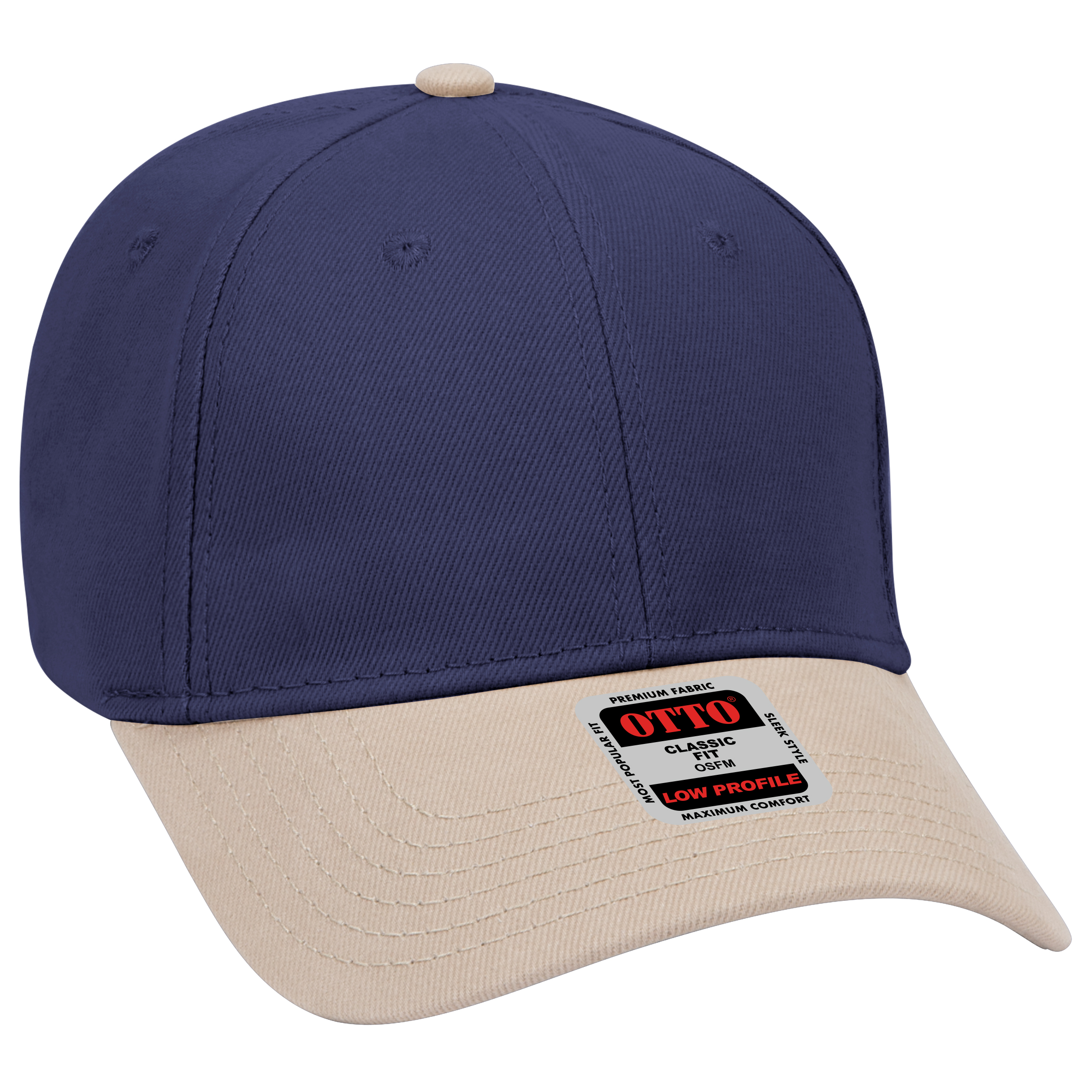 OTTO CAP® 6 Panel Low Profile Baseball Cap 2