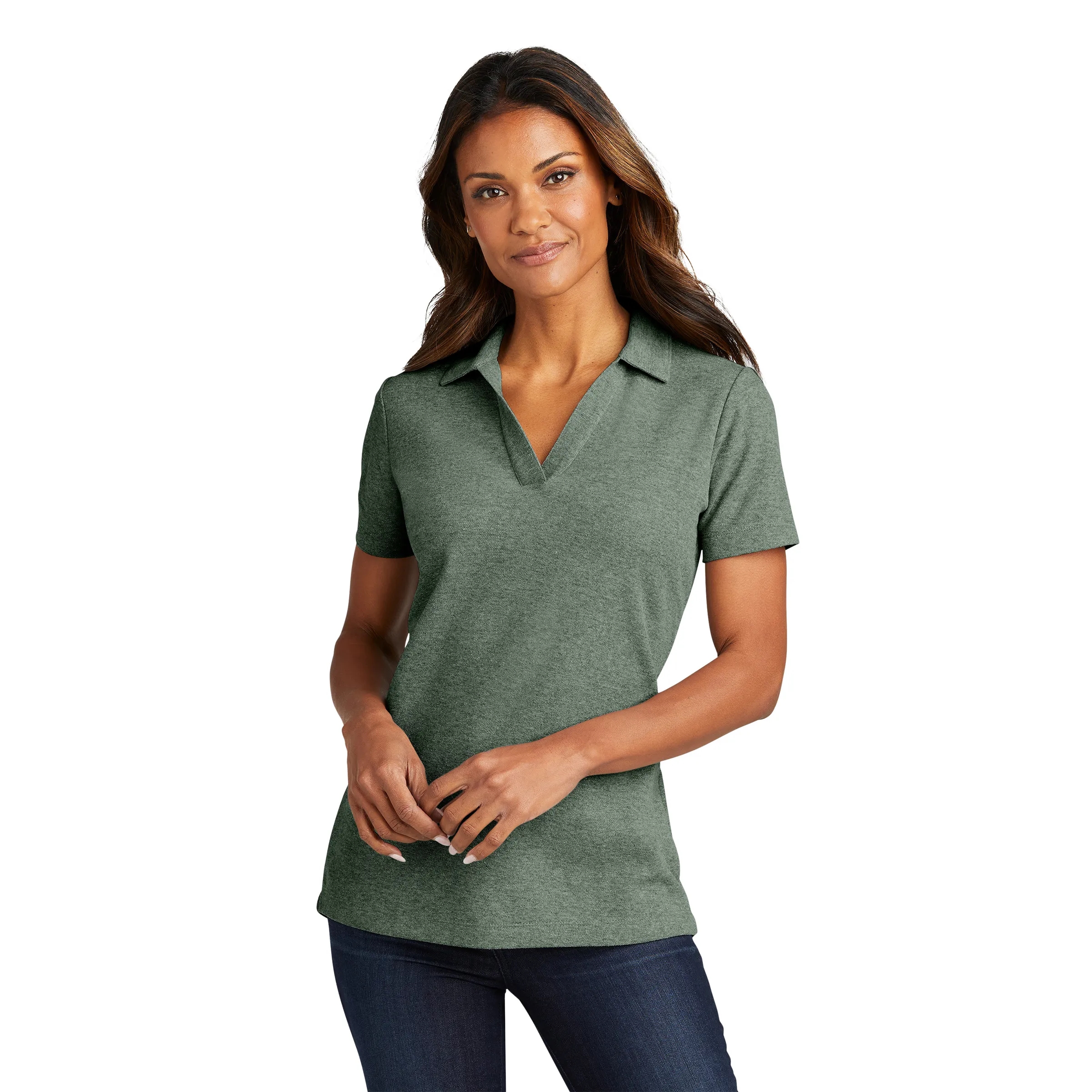 Port Authority(R) Ladies C-FREE(R) Cotton Blend Pique Polo 17