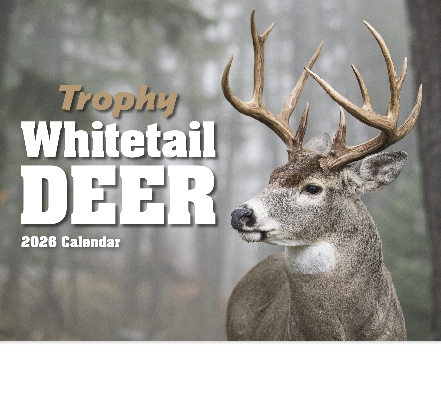 HotLine® Products Trophy Whitetail Deer Appointment Calendar - Stapled 15