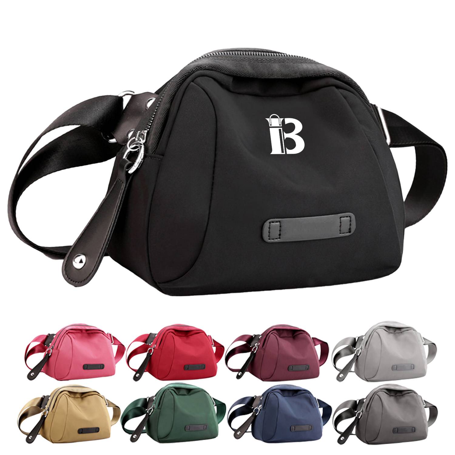 Nylon Women's Simple Shell Crossbody Bag 2