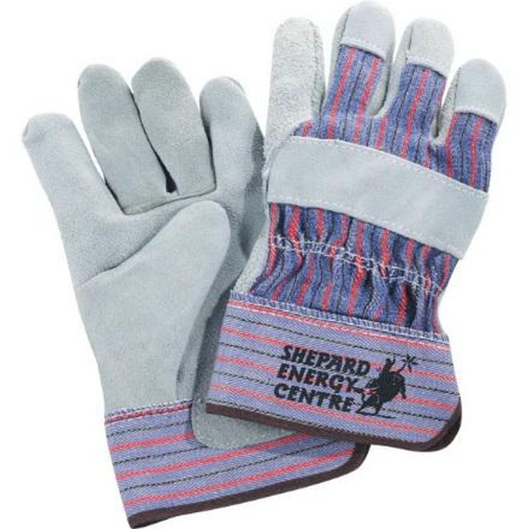 Safety Works Leather Palm Glove with Rubber Safety Cuff 2