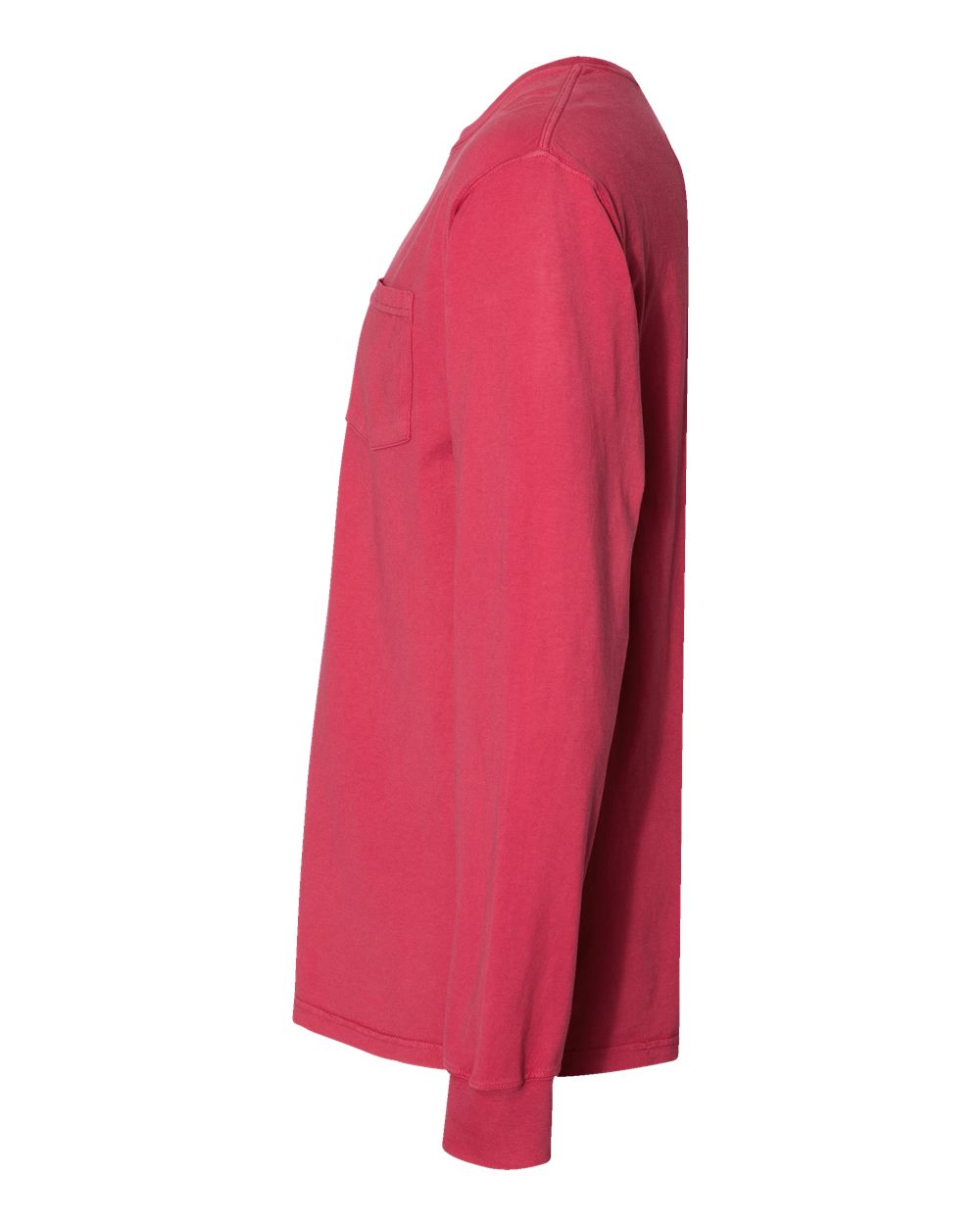 Unisex Garment-Dyed Long Sleeve T-Shirt With a Pocket - GDH250 67
