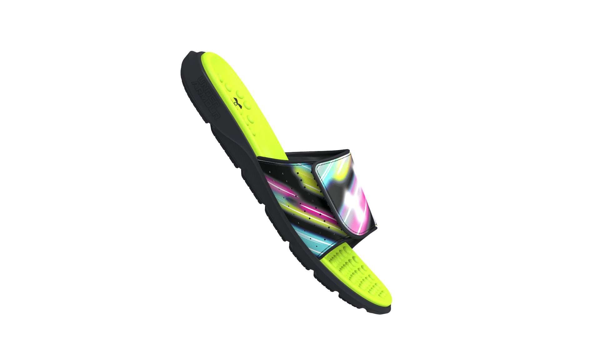 UA Ignite Pro Graphic Strap Men's Slides 4
